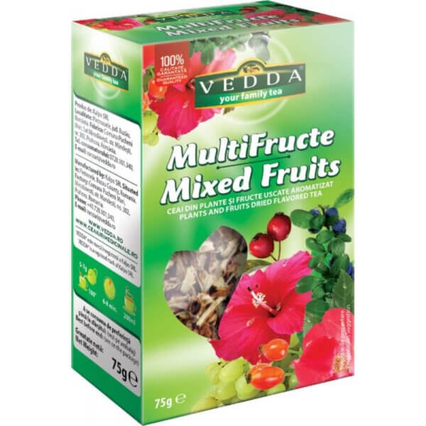Ceai multifructe, 75g, Vedda
