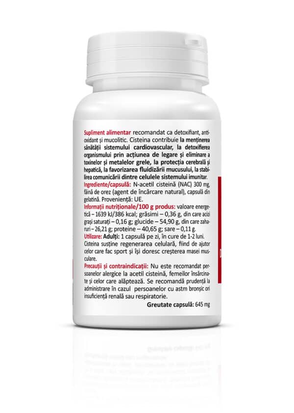 5941872400954-1 N-Acetil Cisteină 300 mg, 60 capsule, Zenyth