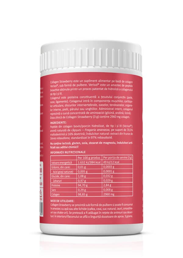 5941872401630-1 Collagen Strawberry, 150 g pulbere, Zenyth