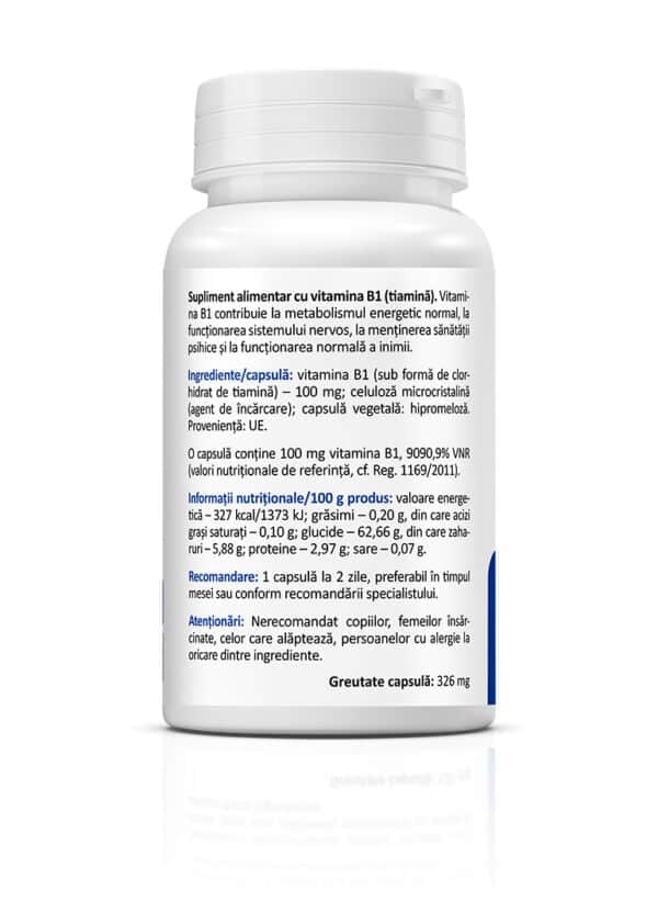 5941872402279-1 Vitamina B1, 60 capsule, Zenyth