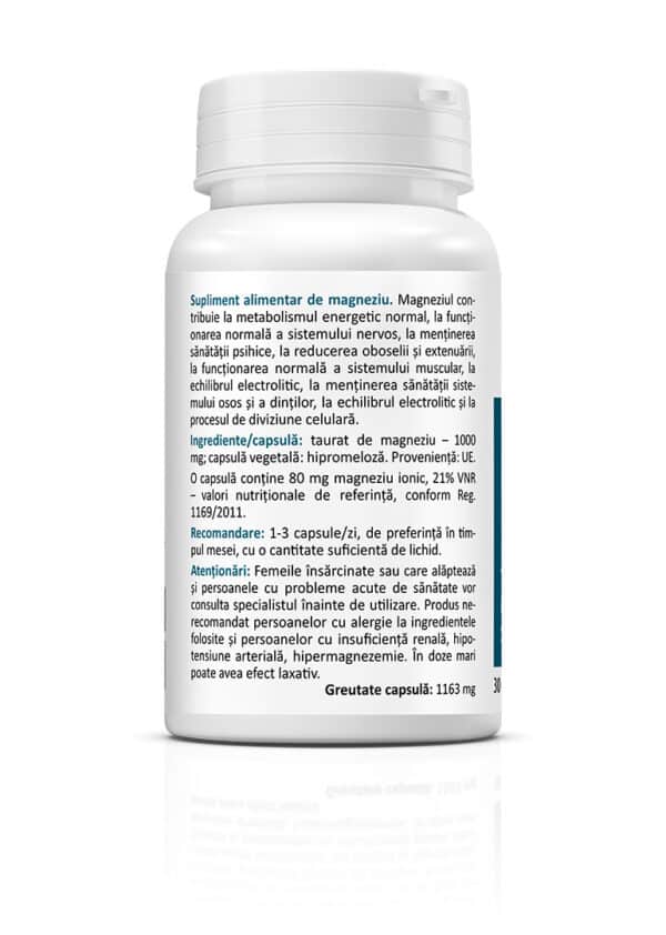 5941872402316-1 Magneziu Taurat 1000 mg, 30 capsule, Zenyth