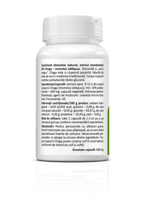 5941872402552-1 Extract de Chaga 500mg, 30 capsule, Zenyth