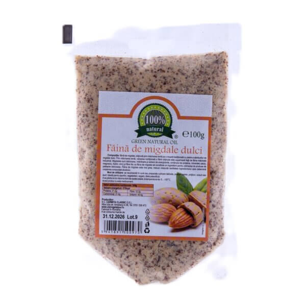 Făina de migdale dulci, 100g, Carmita Classic