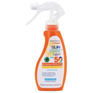 Spray de protecție solară pentru copii SPF 50 Sun, 200 ml, Gerocossen