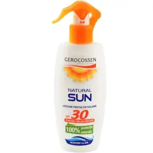 Loțiune pentru protecție solară SPF 30 Natural Sun, 200 ml, Gerrocossen