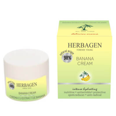 Cremă cu extract de banană, 50g, Herbagen