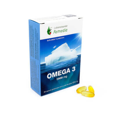 Omega 3 1000 mg, 30 capsule, Remedia