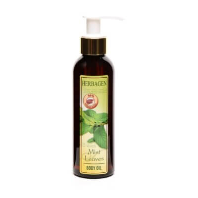 Ulei de masaj Mint Leaves, 150 ml, Herbagen