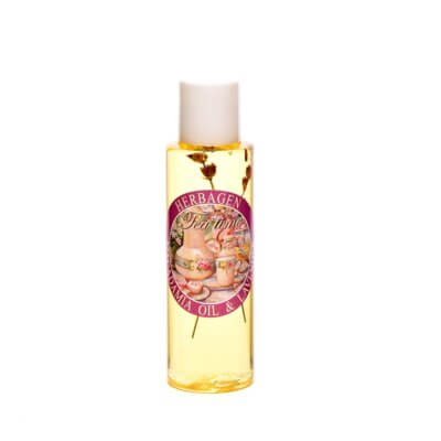 Ulei de masaj cu macadamia și lavandă, 100 ml, Herbagen