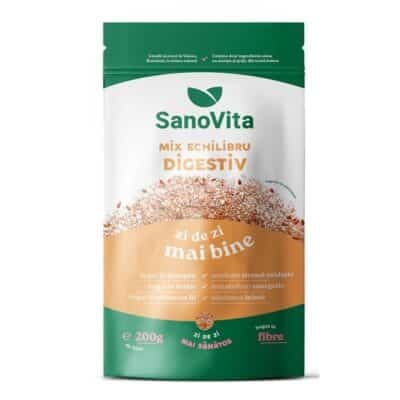 6420106182228 Cereale cu fibre de tranzit, 200 g, Sanovita