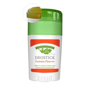 Deostick Femme Fleurie cu salvie, muguri de plop negru și glicerină, 50g, Verre de Nature