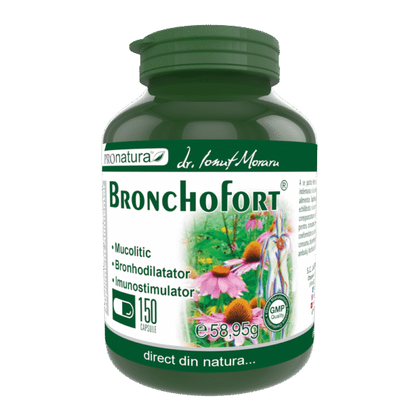 6420488002596 Bronchofort, 150 capsule, Pro Natura