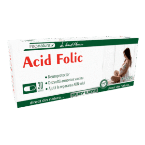 Acid folic, 30 capsule, Pro Natura