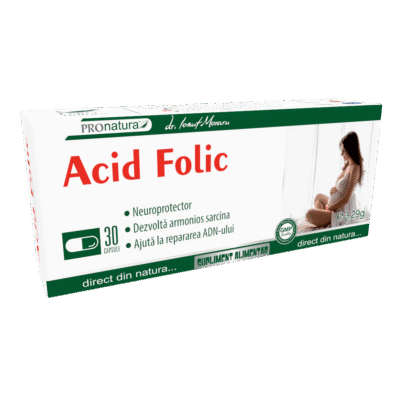 Acid folic, 30 capsule, Pro Natura