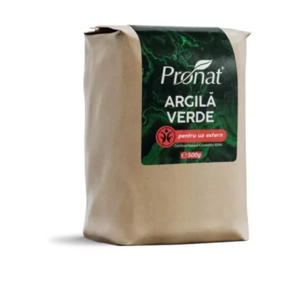 Argilă verde fină, pentru uz extern, 500g Argital Pronat