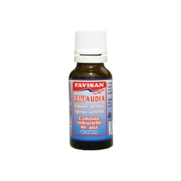 Faviaudia Soluție pentru igiena urechii, 20ml, Favisan