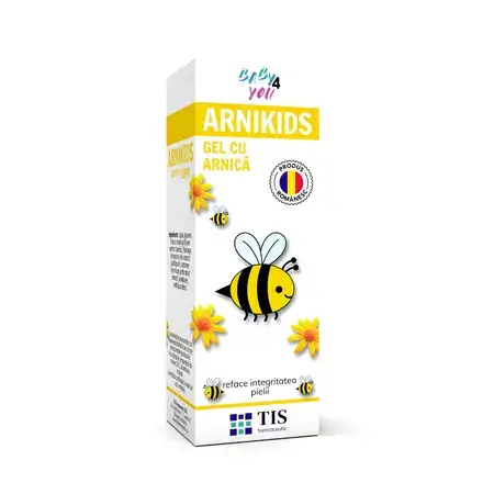 Gel cu arnică pentru copii Arnikids Baby 4 You, 20 ml, Tis Farmaceutic