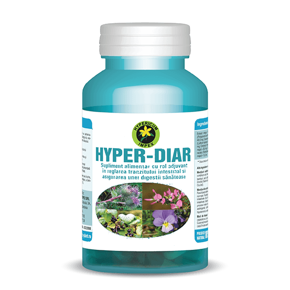 Hyper Diar, 60 capsule, Hypericum