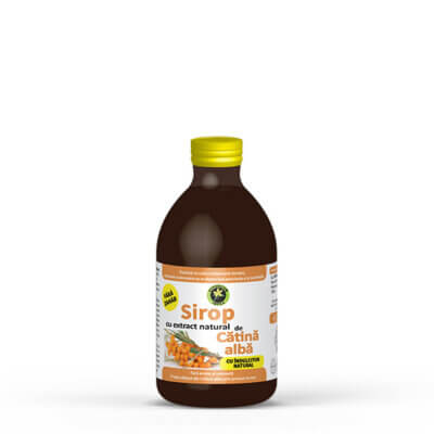 Sirop Catină cu Stevia Rebaudiana, 250ml, Hypericum