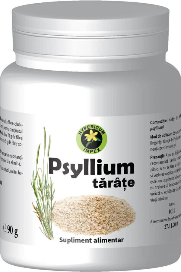 Psyllium Tărâțe, 90g, Hypericum