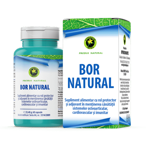 6422572008002 Bor Natural, 60cps, Hypericum