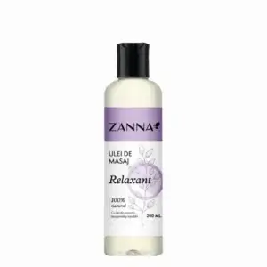 Ulei de masaj Relaxant cu Bergamotă și Trandafir, 200ml, Zanna