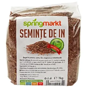 Semințe de in, 1kg, Springmarkt