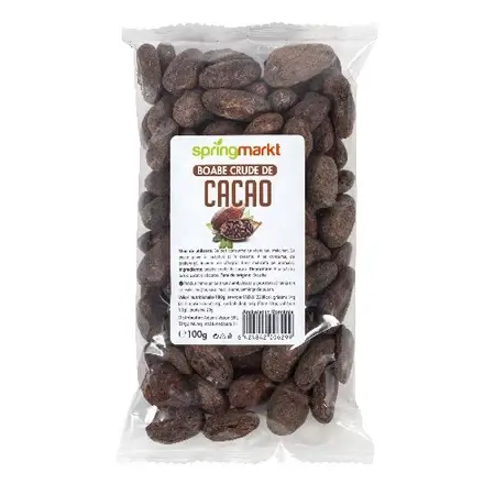 Boabe crude de cacao, 100 g, SpringMarkt