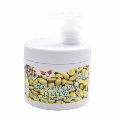 Cremă Anticelulitică cu Cafeină și unt de shea, 500 ml, Kosmo Line