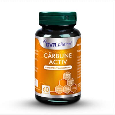 6426070000940 Cărbune activ, 60 capsule, DVR Pharm