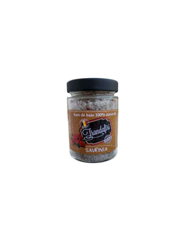 Sare de baie cu trandafiri, 350 g, Savonia