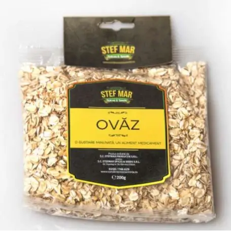 Fulgi de Ovăz, 200g, Stef Mar