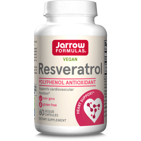 Resveratrol, 100 mg, 60 capsule vegetariene, Jarrow Formulas