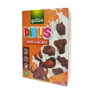 Biscuiți cu cacao Dibus, 250 g, Gullon