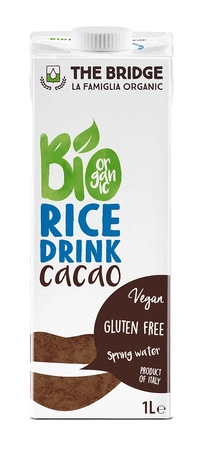 Bautura de orez si ciocolata fara gluten 1 l BIO The Bridge