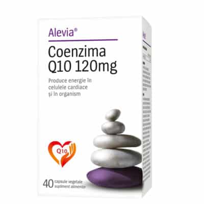 Coenzima Q10 120mg, 40 comprimate, Alevia