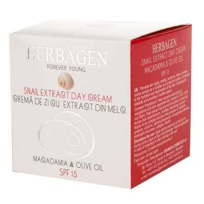 Crema de zi cu extract de melc SPF 15