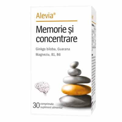 Memorie și concentrare, 30 comprimate, Alevia