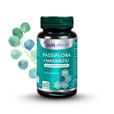 Passiflora+Magneziu, 60 capsule, DVR Pharm