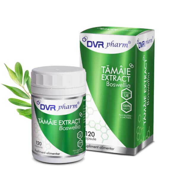 TĂMÂIE EXTRACT BOSWELLIA – 120 capsule, DVR Pharm TĂMÂIE EXTRACT BOSWELLIA – 120 capsule, DVR Pharm
