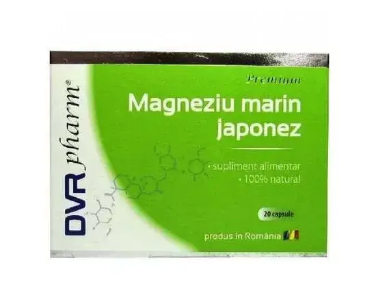 Magneziu Marin Japonez 20 capsule DVR Pharm jpg