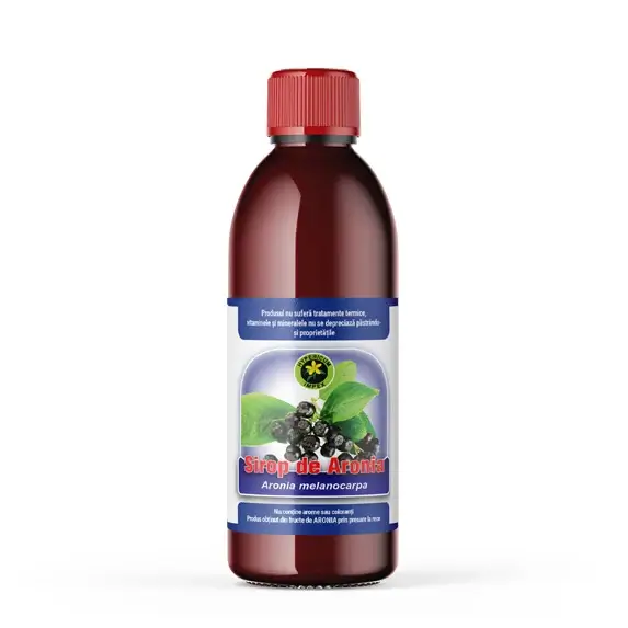 Sirop de aronia cu zahar 500ml Hypericum