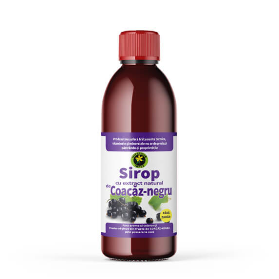 Sirop de coacăze negre fără zahăr