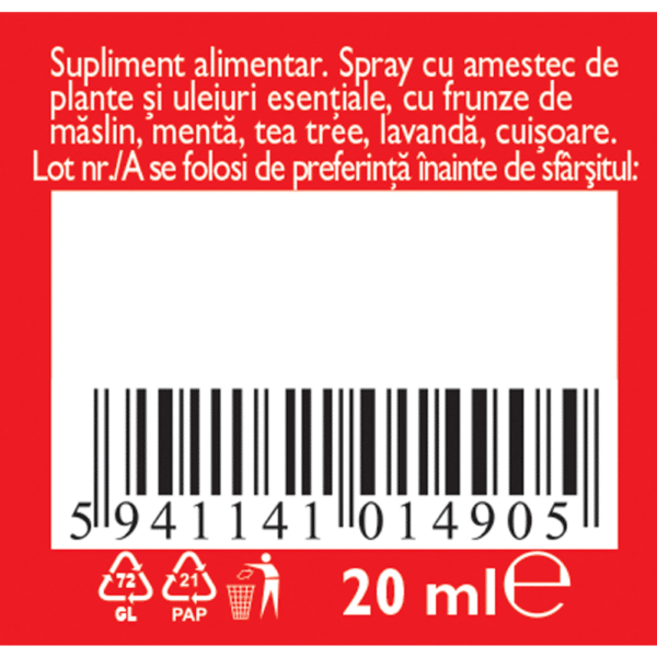 Biosept Protect A30, spray pentru gât, 20 ml, Fares Biosept Protect A30, spray pentru gât, 20 ml, Fares – imagine 4