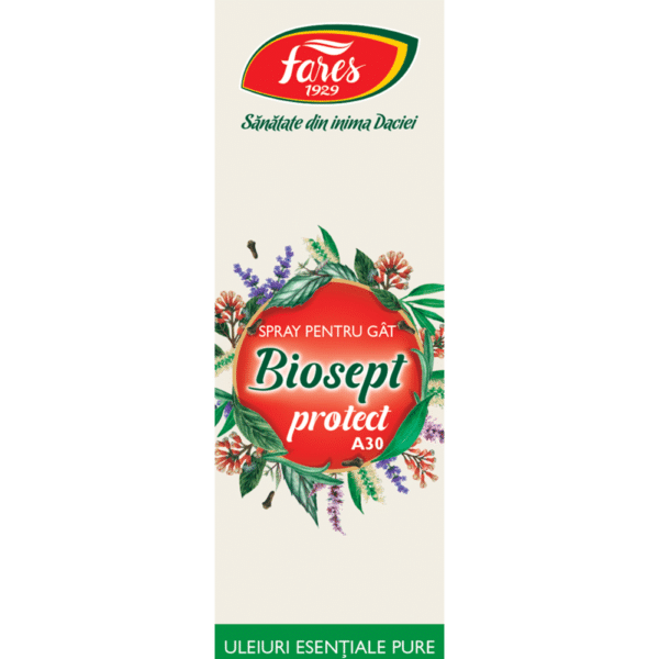 Biosept Protect A30, spray pentru gât, 20 ml, Fares Biosept Protect A30, spray pentru gât, 20 ml, Fares – imagine 5