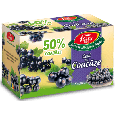 Ceai cu coacăze 50%, 20 plicuri, Fares