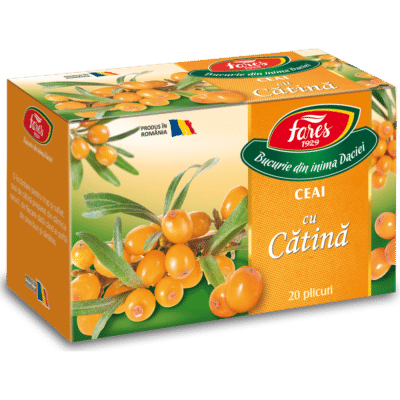 Ceai cu cătină, 20 plicuri, Fares