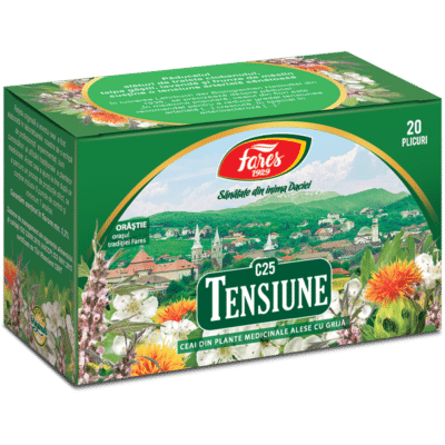 Ceai pentru tensiune C25, 20 plicuri, Fares