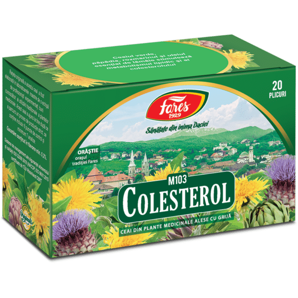 Ceai Colesterol M103, 20 plicuri, Fares