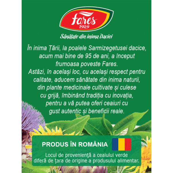 Ceai Colesterol M103, 20 plicuri, Fares – imagine 5